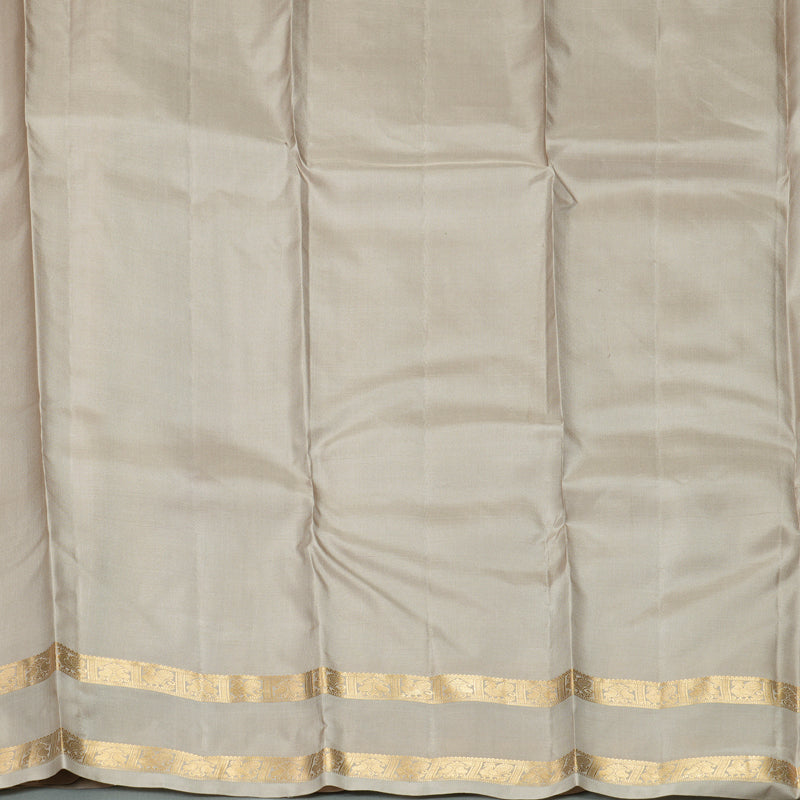 Hayagrivas Handloom Greige Kanjivaram Silk Saree KBF707G1-25