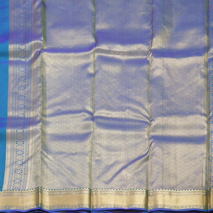 Hayagrivas Handloom Mayilkazhuthu Kanjivaram Silk Saree KBF707G2-2