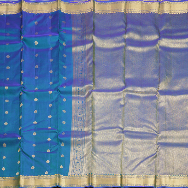 Hayagrivas Handloom Mayilkazhuthu Kanjivaram Silk Saree KBF707G2-2