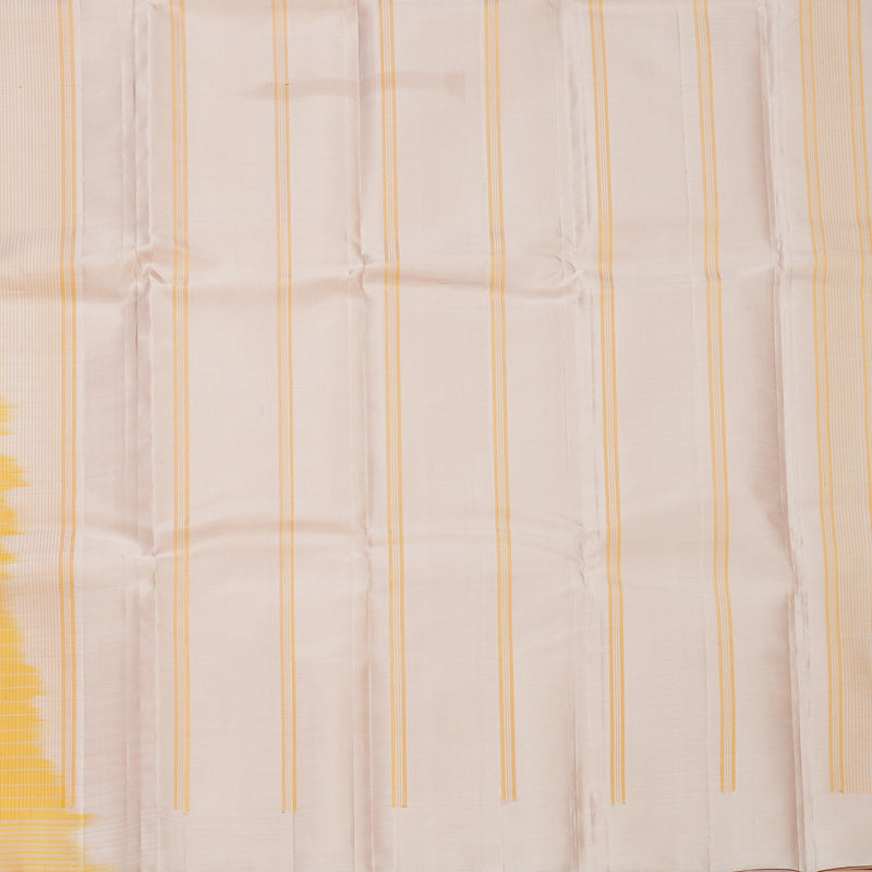 Hayagrivas Handloom Yellow Kanjivaram Silk Saree KBF713G1-1