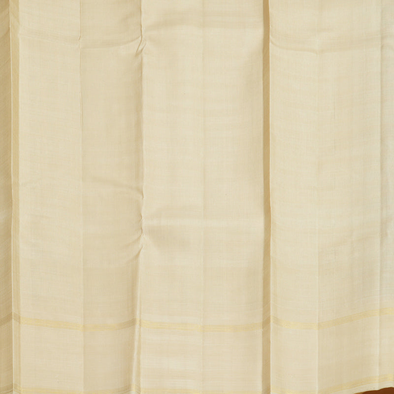 Hayagrivas Handloom Green &amp; Maroon Checks Kanjivaram Silk Saree with Beige Border KBF729G1-1