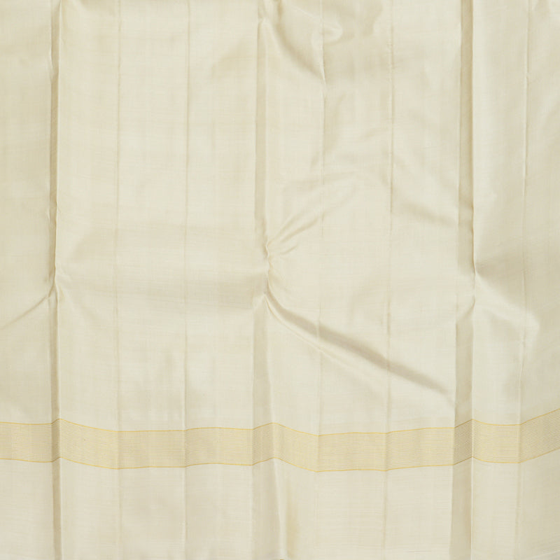 Hayagrivas Handloom Multicolour Checks Kanjivaram Silk Saree with Cream Border KBF729G2-1