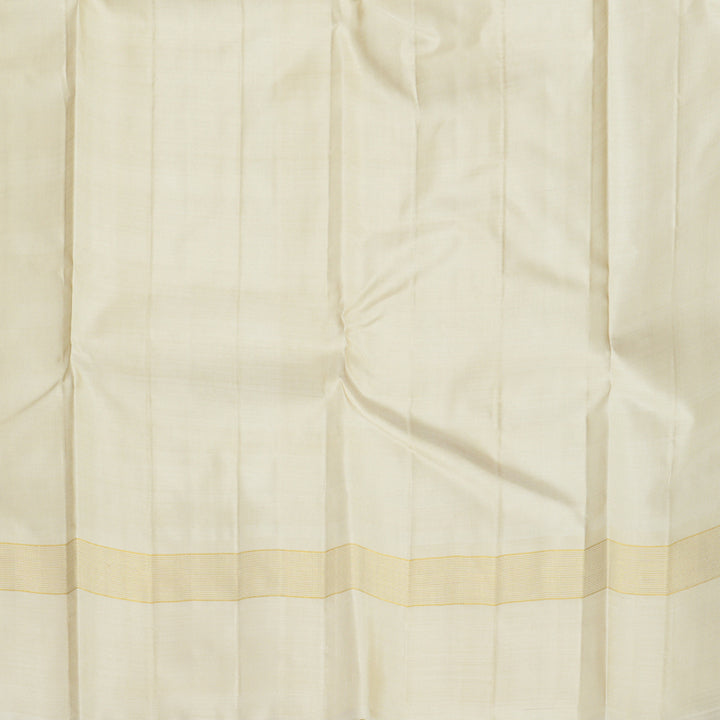 Hayagrivas Handloom Multicolour Checks Kanjivaram Silk Saree with Cream Border KBF729G2-1