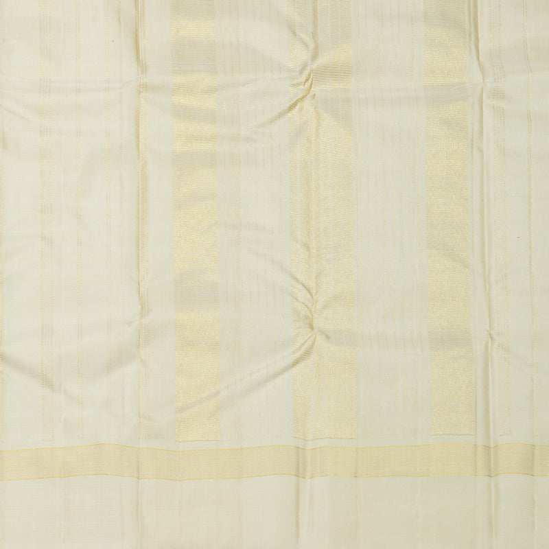 Hayagrivas Handloom Multicolour Checks Kanjivaram Silk Saree with Cream Border KBF729G2-1