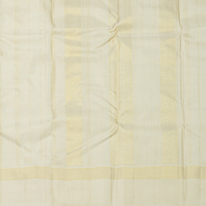 Hayagrivas Handloom Multicolour Checks Kanjivaram Silk Saree with Cream Border KBF729G2-1