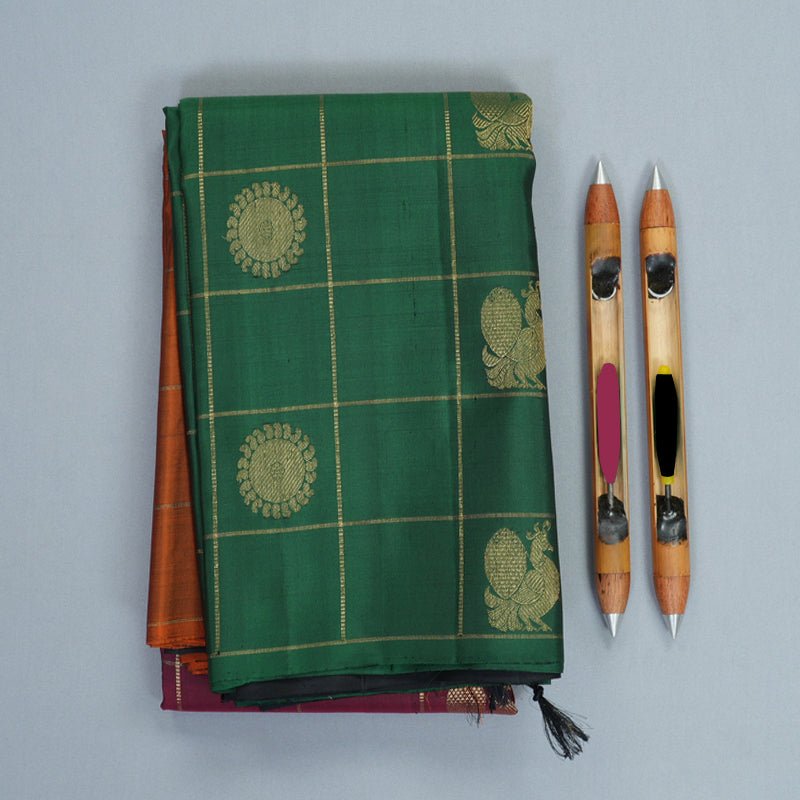 Hayagrivas Handloom Mubhagam Kanjivaram Silk Saree KBF732G1-1