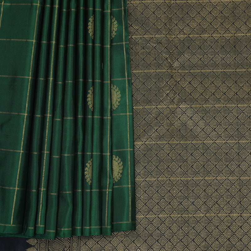 Hayagrivas Handloom Mubhagam Kanjivaram Silk Saree KBF732G1-1
