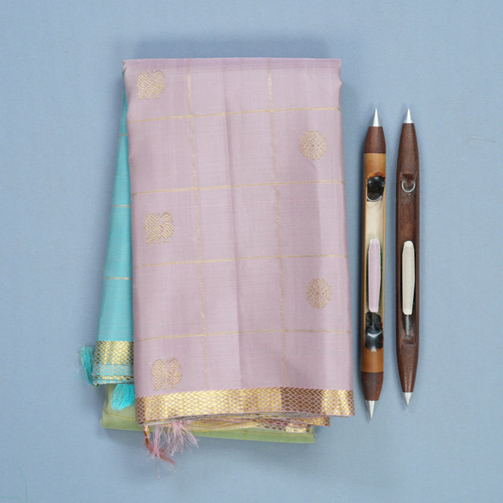 Hayagrivas Handloom Mubhagam Kanjivaram Silk Saree KBF732G2-1