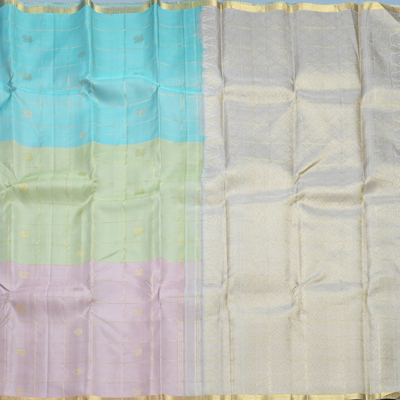 Hayagrivas Handloom Mubhagam Kanjivaram Silk Saree KBF732G2-1