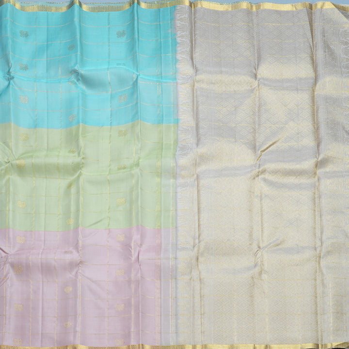 Hayagrivas Handloom Mubhagam Kanjivaram Silk Saree KBF732G2-1