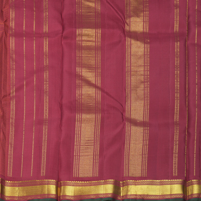 Hayagrivas Handloom Orange &amp; Red (Zasa Zasa Kattam) Kanjivaram Silk Saree KBF739G1-1