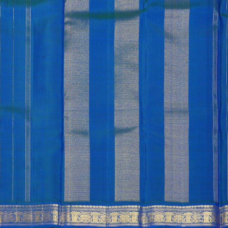 Hayagrivas Handloom Mambazham Orange Kanjivaram Silk Saree with Mayilkazhuthu Border KBF739G2-9