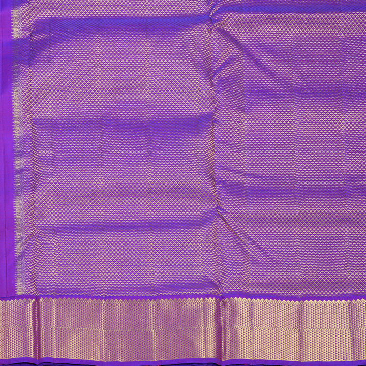 Hayagrivas Handloom Fluorescent Green Ten Yards Silk Saree KBF739G7-3