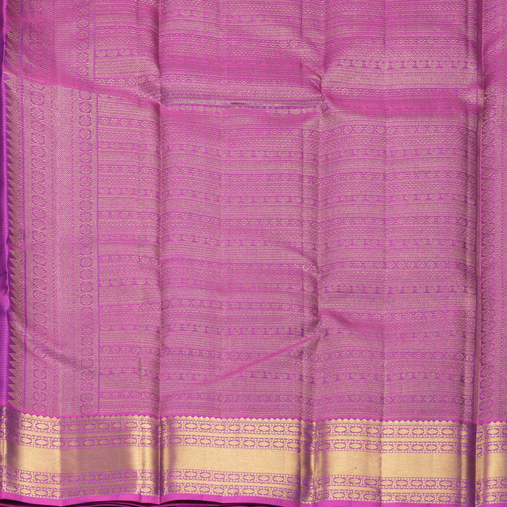 Hayagrivas Handloom Mayilkazhuthu Kanjivaram Silk Saree with Purple Border KBF744H6-4