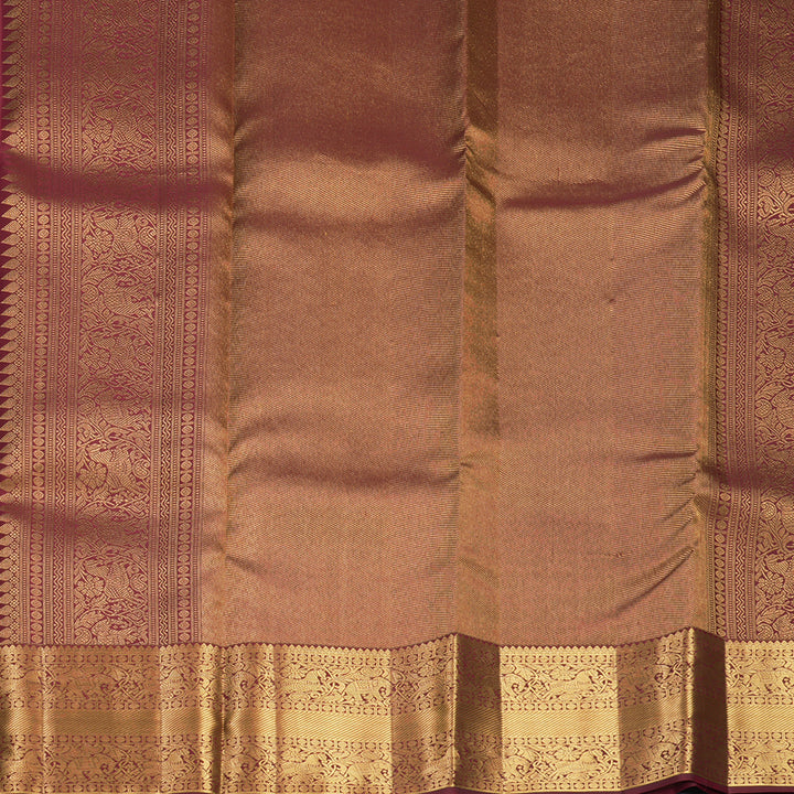 Hayagrivas Handloom Maroon Kanjivaram Silk Saree KBF749H1-10