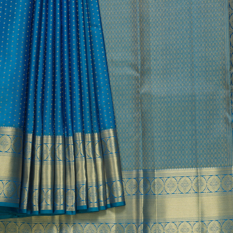 Hayagrivas Handloom Mayilkazhuthu Kanjivaram Silk Saree KBF749H1-14