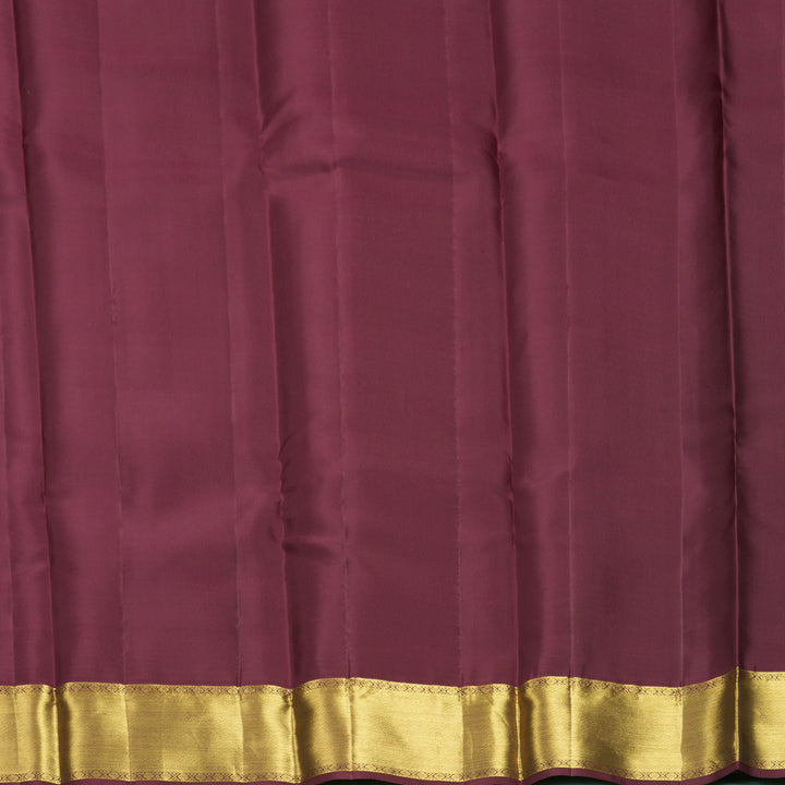 Hayagrivas Handloom Plum Purple Kanjivaram Silk Saree KBF749H2-2