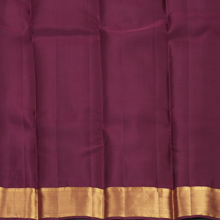 Hayagrivas Handloom Burgundy Kanjivaram Silk Saree KBF749H2-3