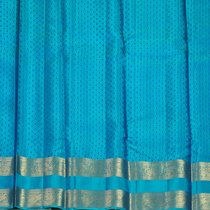 Hayagrivas Handloom Mayilkazhuthu Kanjivaram Silk Saree KBF749H4-1
