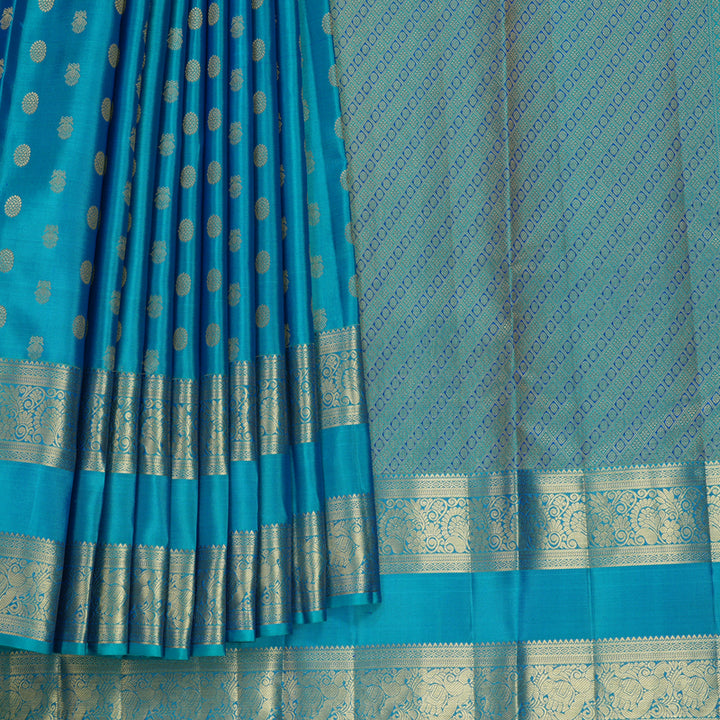 Hayagrivas Handloom Mayilkazhuthu Kanjivaram Silk Saree KBF749H4-1