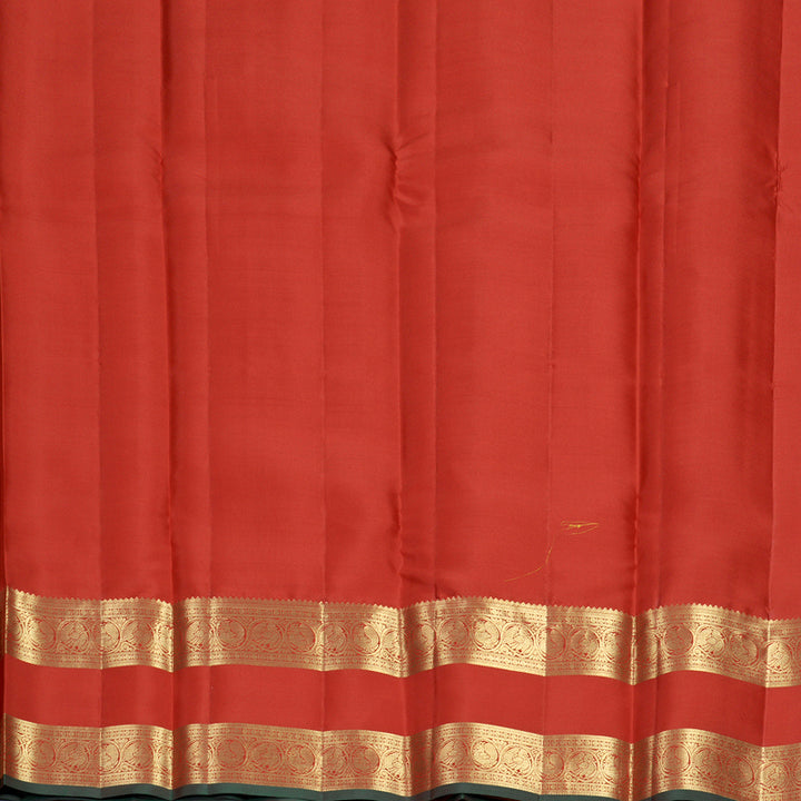 Hayagrivas Handloom Red Kanjivaram Silk Saree KBF749H5-2