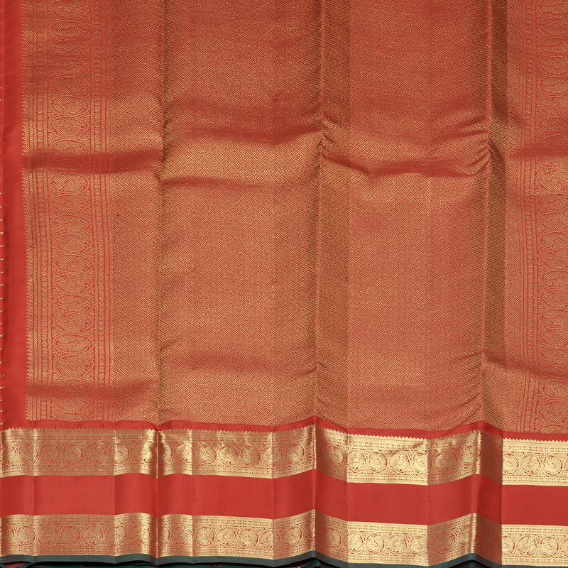 Hayagrivas Handloom Red Kanjivaram Silk Saree KBF749H5-2