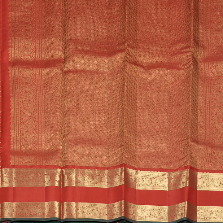 Hayagrivas Handloom Red Kanjivaram Silk Saree KBF749H5-2