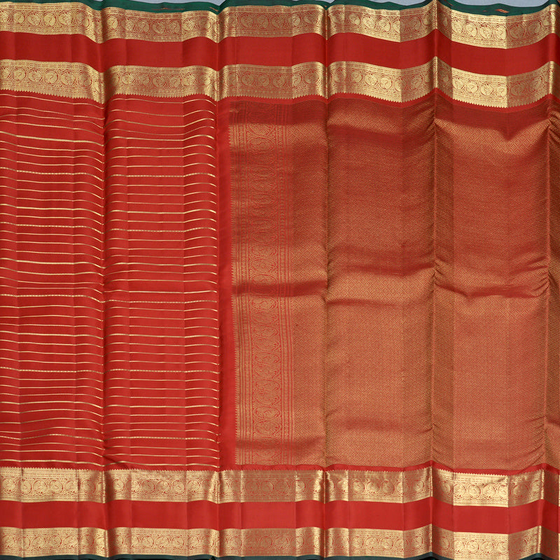 Hayagrivas Handloom Red Kanjivaram Silk Saree KBF749H5-2