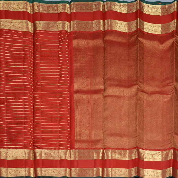 Hayagrivas Handloom Red Kanjivaram Silk Saree KBF749H5-2