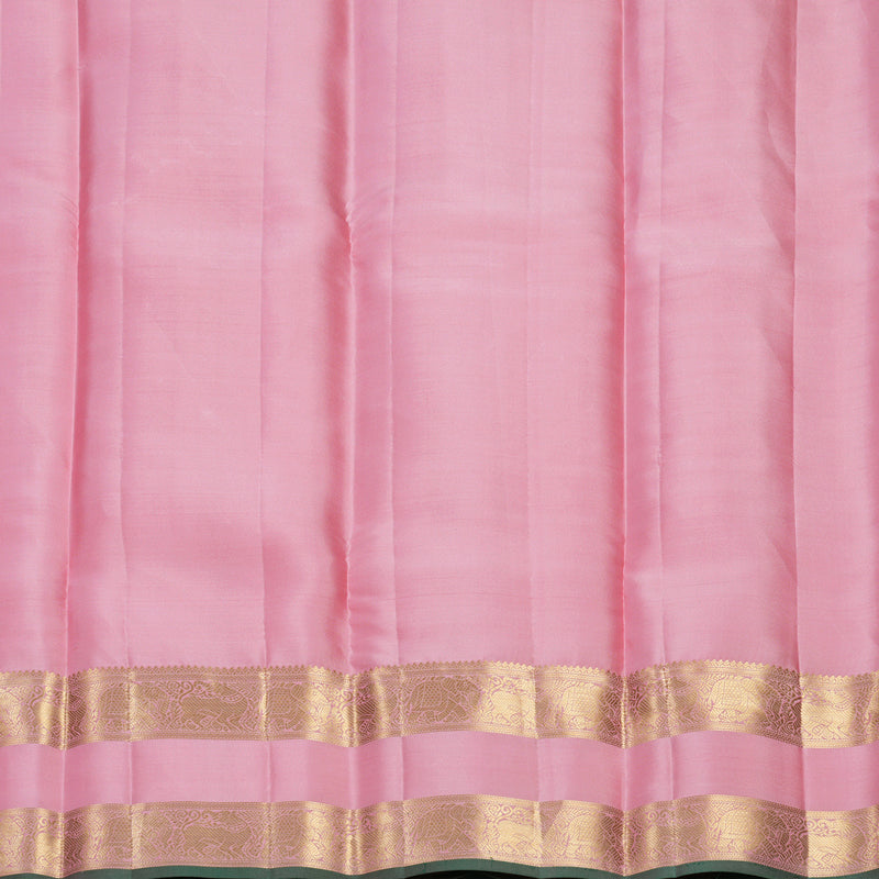 Hayagrivas Handloom Baby Pink Kanjivaram Silk Saree KBF749H5-3
