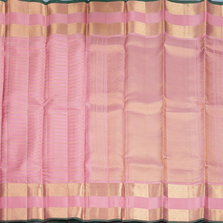 Hayagrivas Handloom Pastel Pink Kanjivaram Silk Saree KBF749H5-6