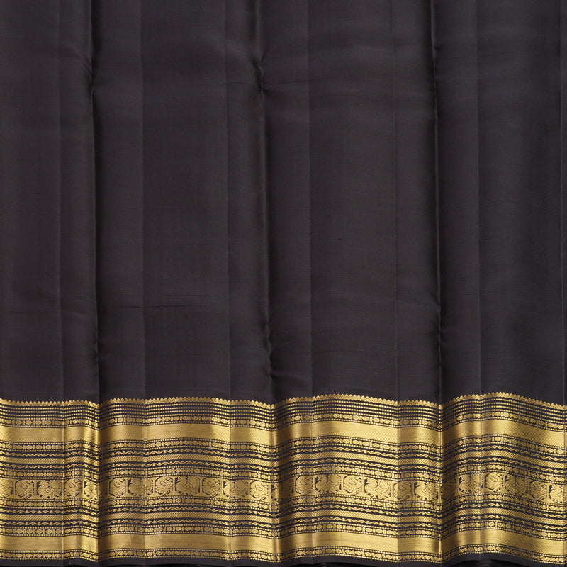 Hayagrivas Handloom Pastel Pink Kanjivaram Silk Saree with Kanchana Brown Border KBF749H6-18
