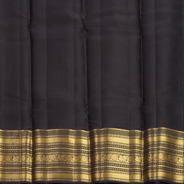 Hayagrivas Handloom Pastel Pink Kanjivaram Silk Saree with Kanchana Brown Border KBF749H6-18