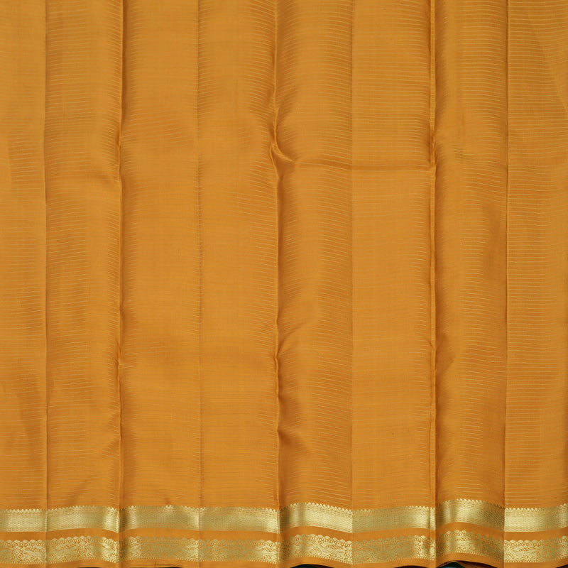 Hayagrivas Handloom Mustard Yellow Kanjivaram Silk Saree KBF750H10-1