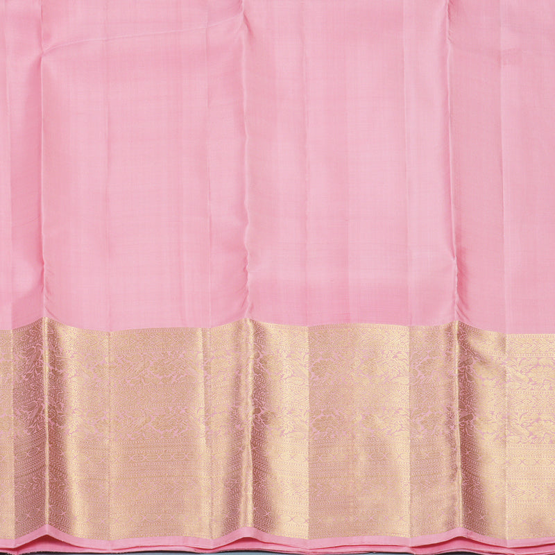 Hayagrivas Handloom Baby Pink Kanjivaram Silk Saree KBF750H4-1
