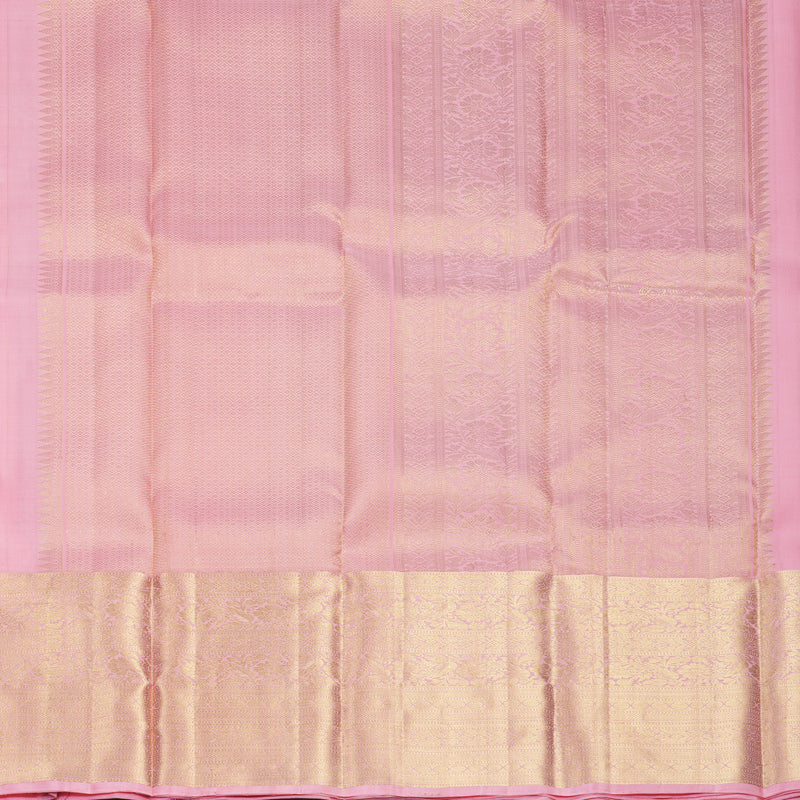Hayagrivas Handloom Baby Pink Kanjivaram Silk Saree KBF750H4-1