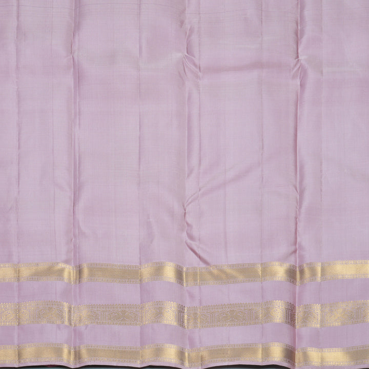 Hayagrivas Handloom Lilac Kanjivaram Silk Saree KBF750H8-1