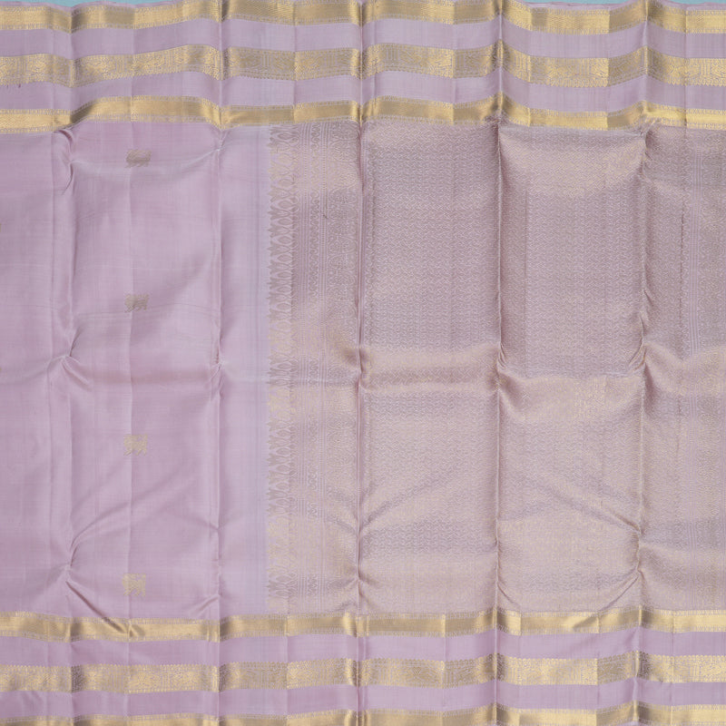 Hayagrivas Handloom Lilac Kanjivaram Silk Saree KBF750H8-1