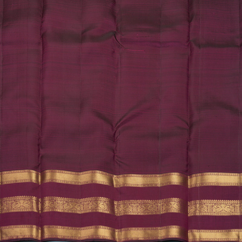 Hayagrivas Handloom Wine Purple Kanjivaram Silk Saree KBF750H8-2