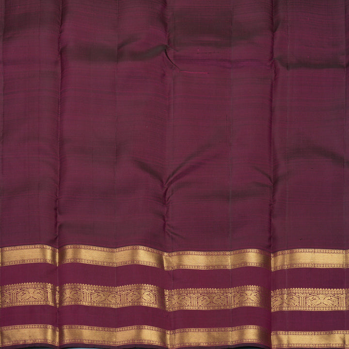 Hayagrivas Handloom Wine Purple Kanjivaram Silk Saree KBF750H8-2
