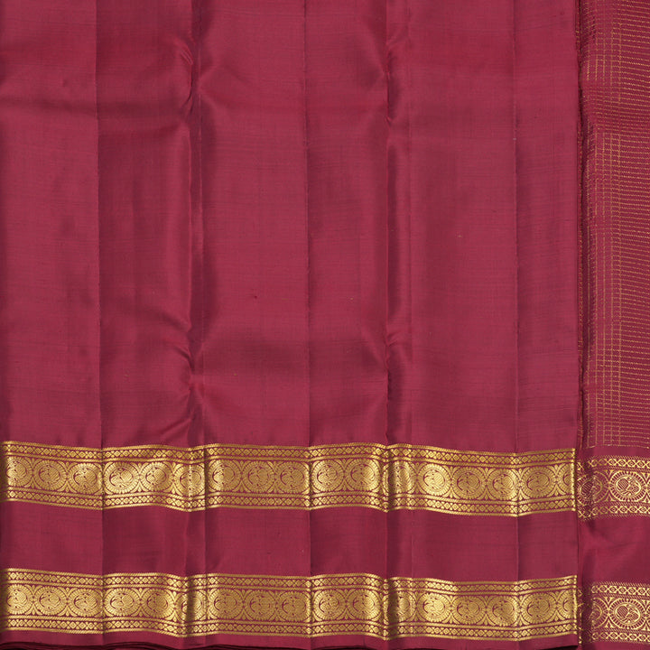 Hayagrivas Handloom Maroon Kanjivaram Silk Saree KBF752H12-1