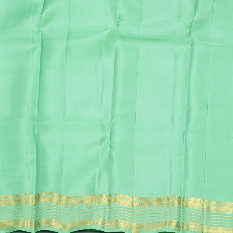 Hayagrivas Handloom Pastel Green Kanjivaram Silk Saree KBF752H5-11