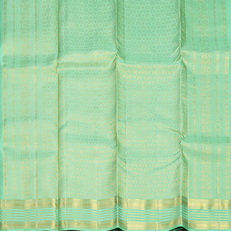 Hayagrivas Handloom Pastel Green Kanjivaram Silk Saree KBF752H5-11
