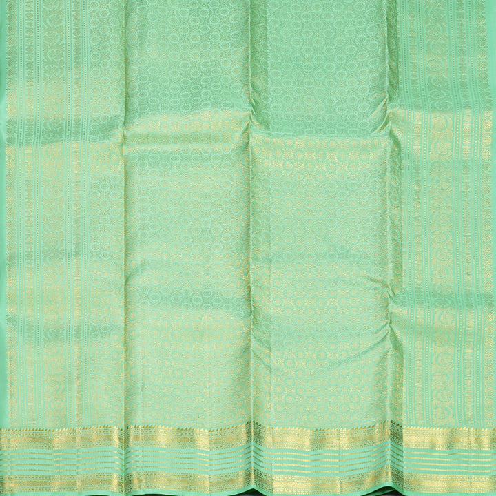 Hayagrivas Handloom Pastel Green Kanjivaram Silk Saree KBF752H5-11