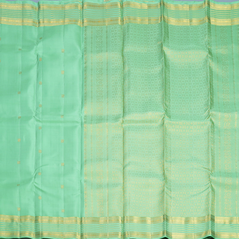 Hayagrivas Handloom Pastel Green Kanjivaram Silk Saree KBF752H5-11