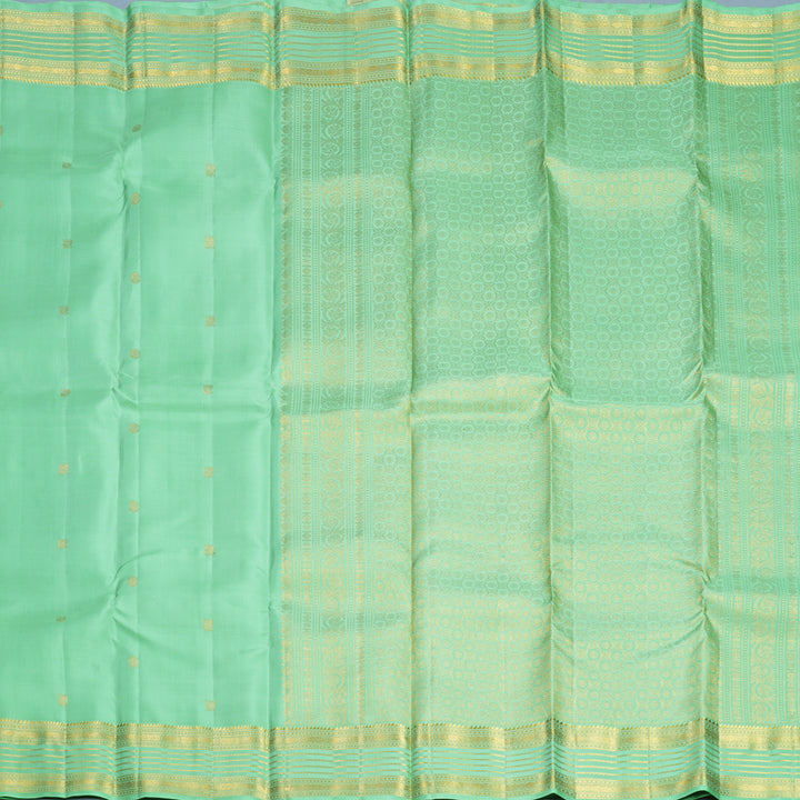 Hayagrivas Handloom Pastel Green Kanjivaram Silk Saree KBF752H5-11