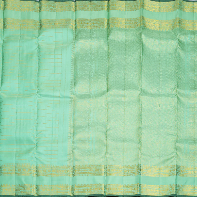 Hayagrivas Handloom Pastel Green Kanjivaram Silk Saree KBF752H9-1