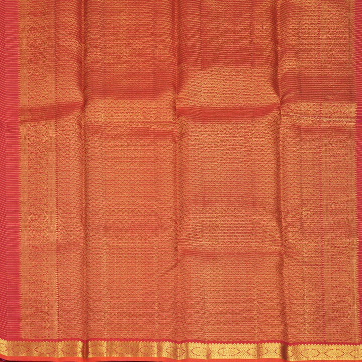 Hayagrivas Handloom Reddish-Pink Kanjivaram Silk Saree KBF752H9-2