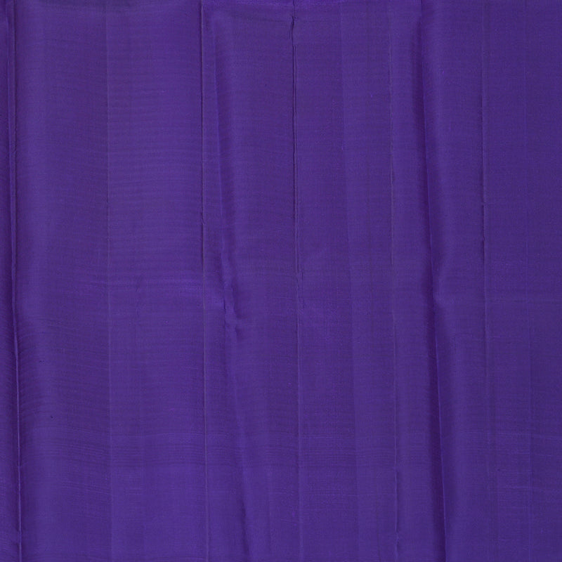 Hayagrivas Handloom Multicolour Checks Kanjivaram Silk Saree with Purplish-Blue Border KBF754H5-1