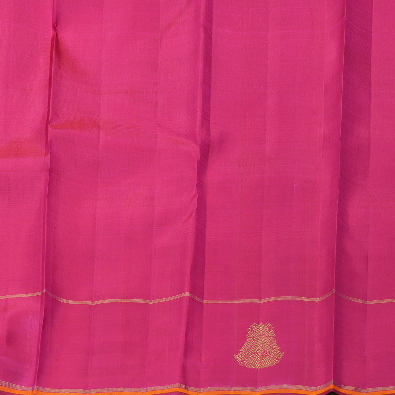 Hayagrivas Handloom Pink Kanjivaram Silk Saree KBF760H1-1